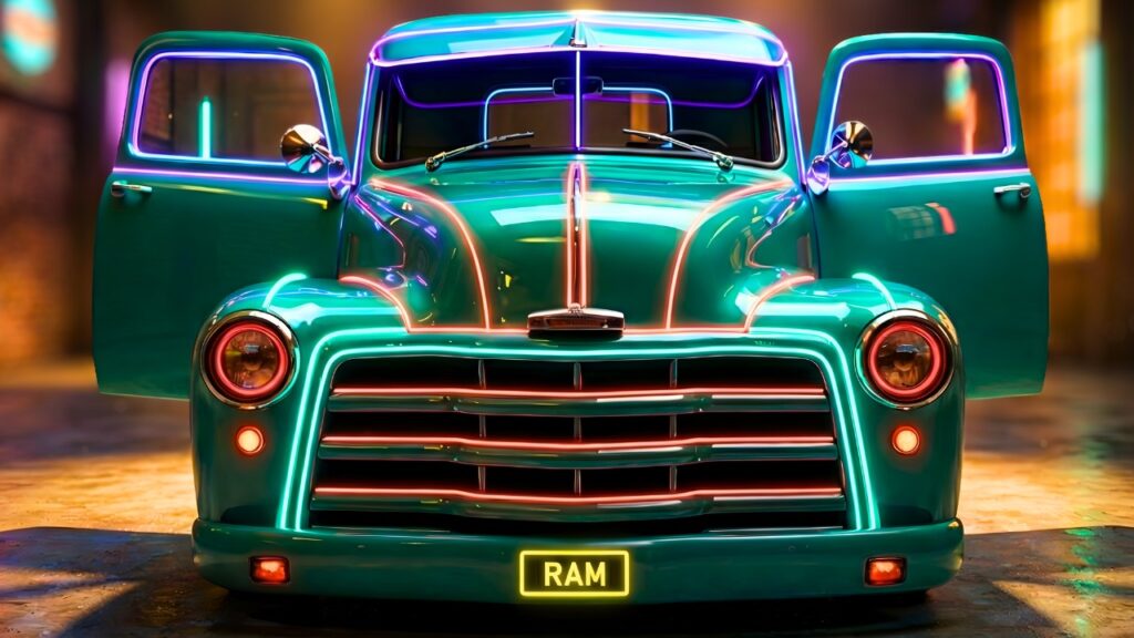 2026 Dodge Ram Vintage Pickup Blends Retro Muscle With 760HP Modern Power